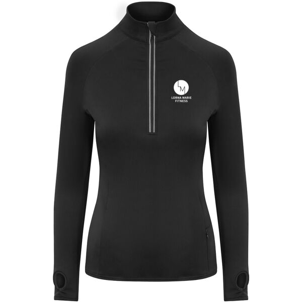 lorna marie fitness - Cool-Flex Girlie Half Zip Top Thumbnail